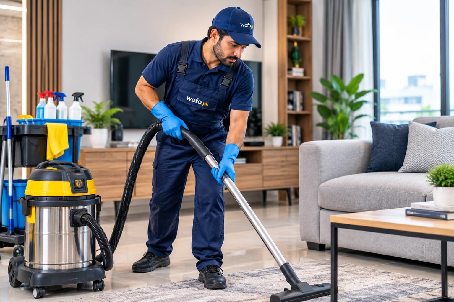 Cleaner (Safai Wala) service illustration