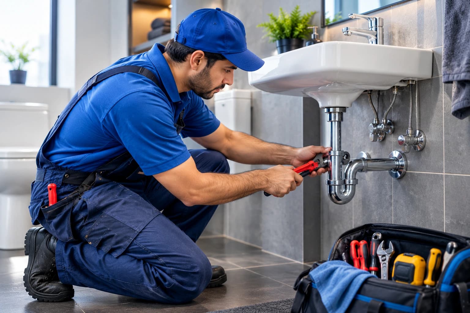 Plumber (Nal Ka Mistri) service illustration